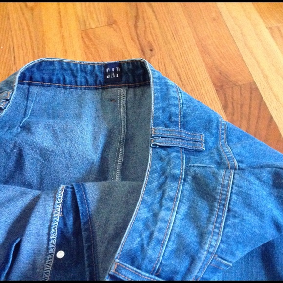 GAP Jean Denim Skirt Stonewashed Plus Skirt - Picture 4 of 4